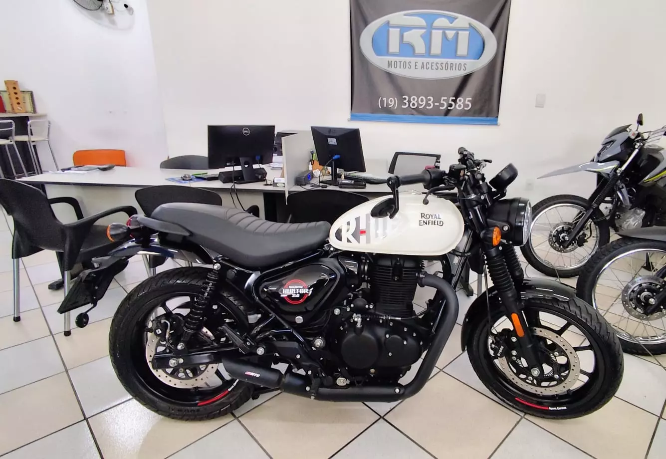 RE HUNTER 350 DAPPER WHITE - Imagem 11